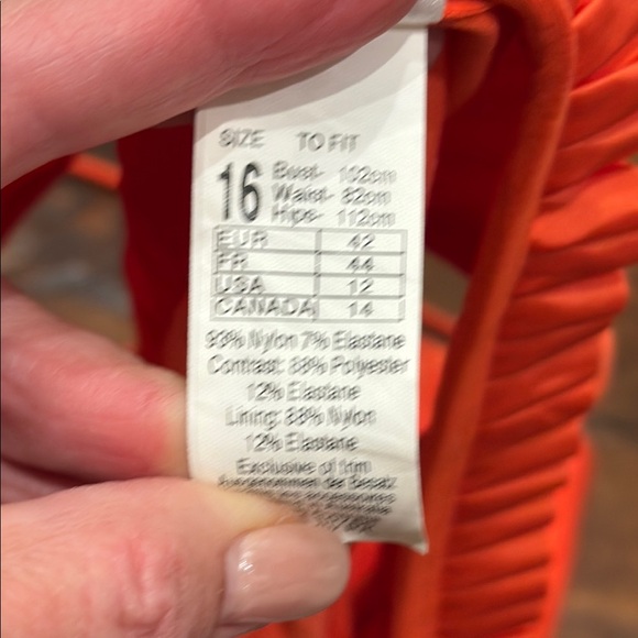 Seafolly Bright Orange Bikini - Picture 3 of 6